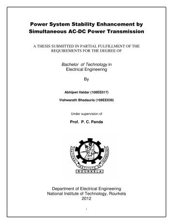 phd thesis nit rourkela